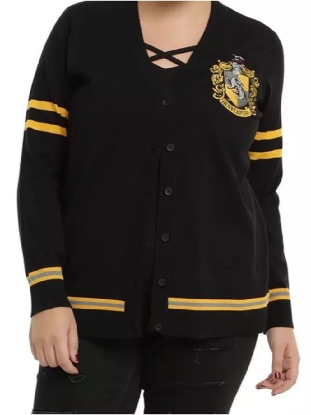 TORRID | Harry Potter Hufflepuff Cardigan - Picture 6 of 7